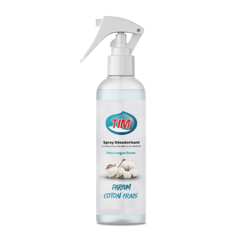 spray desodorisant parfum coton frais